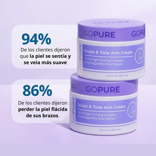 CREMA PARA ESCULPIR Y TONIFICAR BRAZOS - GOPURE