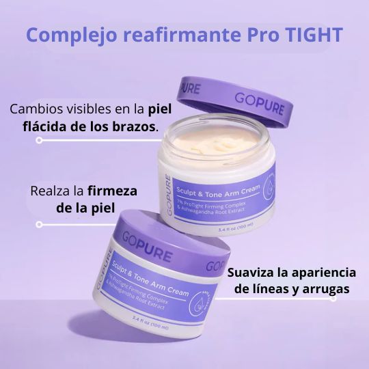 CREMA PARA ESCULPIR Y TONIFICAR BRAZOS - GOPURE