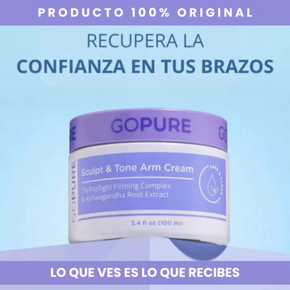 CREMA PARA ESCULPIR Y TONIFICAR BRAZOS - GOPURE