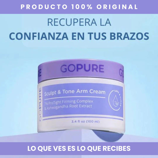 CREMA PARA ESCULPIR Y TONIFICAR BRAZOS - GOPURE